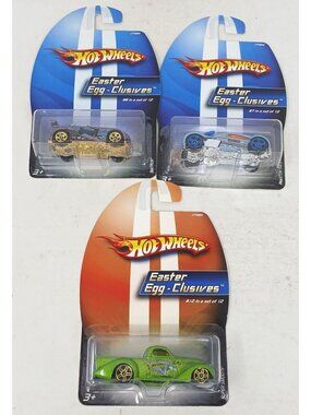 Hot Wheels Easter Egg-clusive 3-Pack Die-Cast 2005 Cars 7,8,12 New #D-43